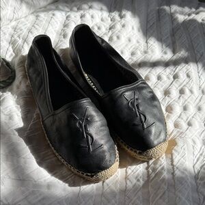 Yves Saint Laurent Black Espadrilles